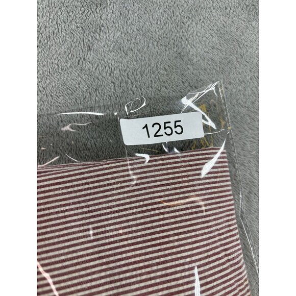 L.L. Bean Seersucker Shirt Mens L Tall  Red & White Striped Button-Down - Picture 7 of 7